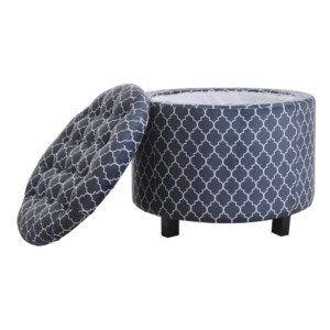 Pufa otwierana szara Sorento