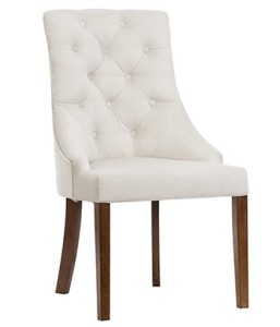 Krzesło tapicerowane pikowane z kołatką i nitami Madame Wybierz kolor