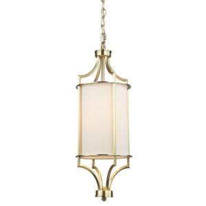 Lampa metalowa złota Lunga Old Gold 22x22x155cm