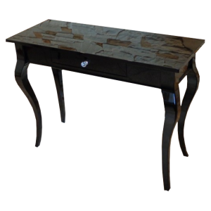 Konsola drewniana czarna Neapol 90x40x75cm