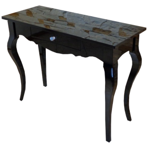 Konsola drewniana czarna Siena