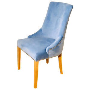 KRZESŁO TAPICEROWANE NIEPIKOWANE Z NITAMI WYBIERZ TKANINĘ MADAME 