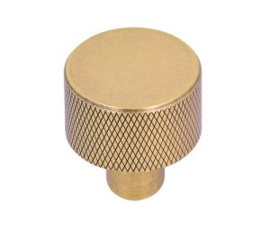 Gałka meblowa metalowa złota Loft