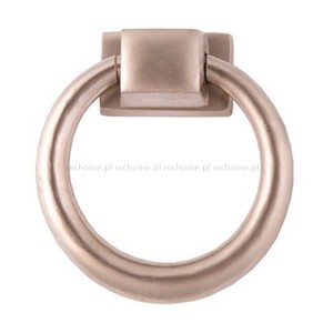 KOŁATKA METALOWA DO MEBLI SATYNOWE SREBRO " SIMPLE " 10,5 X 3,5 CM