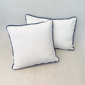 PODUSZKA WELUROWA BIAŁA  GŁADKA WYBIERZ ROZMIAR I KOLOR ELZA