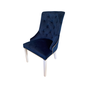 KRZESŁO TAPICEROWANE PIKOWANE Z KOŁATKĄ  I NITAMI ZŁOTYMI WYBIERZ TKANINĘ MADAME  GOLD