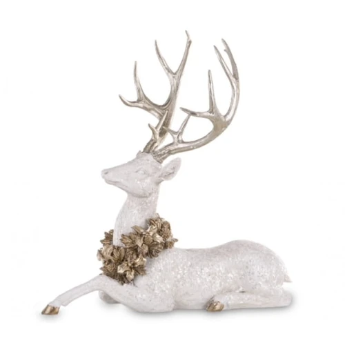 Figurka Jelenia LUXURY CHRISTMAS 51X30X53,5CM