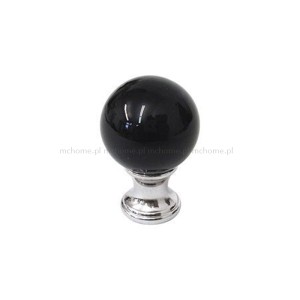 GAŁKA KRYSZTAŁOWA MEBLOWA CRYSTAL"BLACK BALL"20MM