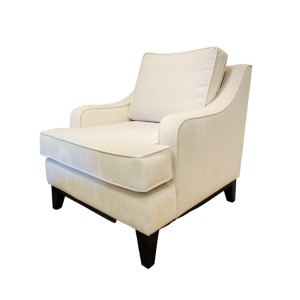 Fotel tapicerowany styl Hamptons Ricardo