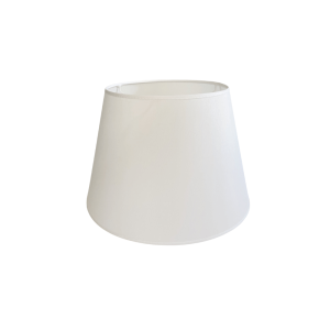 Abażur bawełna stożek biały White Classic 14cm