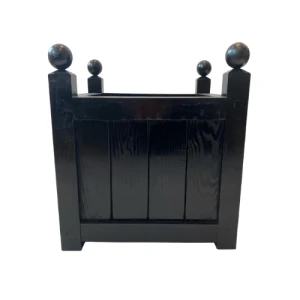 Drewniana donica czarna Windsor 