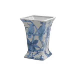 Doniczka wazon  ceramiczna Blue Parrots   