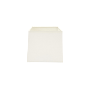 Abażur trapez biały lamówka Classic 13cm