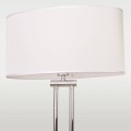 Lampa stojąca srebrna biała Athens