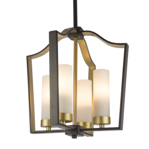 Lampa wisząca czarna złota Dublin No 4 34x34x34cm