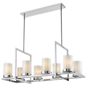 Lampa wisząca srebrna Miami No 2 40x99x43cm