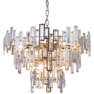 Lampa wisząca szampańska kryształowa St Petersburg 63x63x45cm