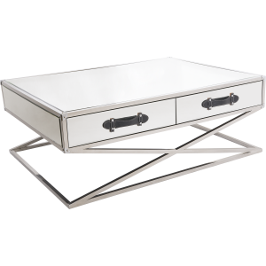 Stolik kawowy srebrny Voyage 120x90x45cm