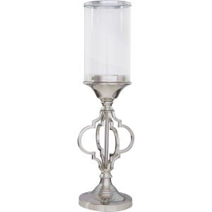 Świecznik srebrny Morocco M 14x14x54cm