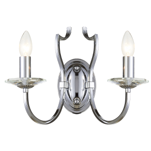 Kinkiet srebrny Riga Cosmo Light 34x21x31cm