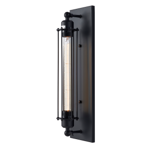 Kinkiet czarny York 12x14x48cm