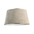 Abażur welurowy beżowy lamówka złota Roland Beige 20cm
