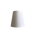 Abażur bawełniany stożek biały Mini 11cm