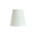 Abażur bawełniany stożek biały Mini 11cm