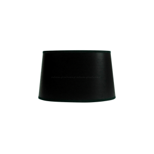 Abażur bawełniany owalny czarny Black Classic 14,5cm