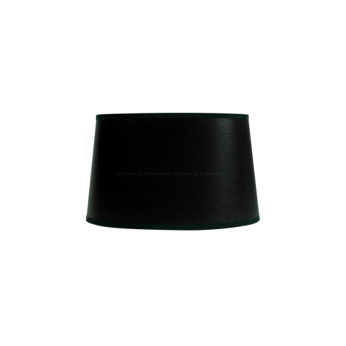 Abażur bawełniany owalny czarny Black Classic 14,5cm