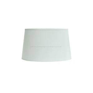 Abażur bawełniany owalny White Classic 14,5cm