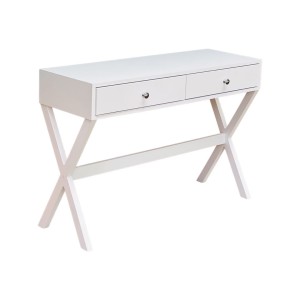 Biurko białe drewniane Hampton Xavier 