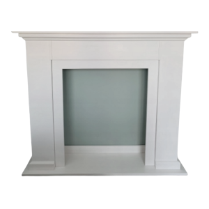 Portal kominkowy drewniany atrapa w stylu hamptons No5 