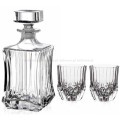 ZESTAW KARAFKA I SZKLANKI DO WHISKI KPL 6SZT KRYSZTAŁOWE"CASANOVA"