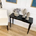 Konsola drewniana czarna Lord 100x35x74cm Wybierz okucia