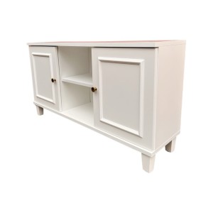 Szafka RTV drewniana biała  Giorgio