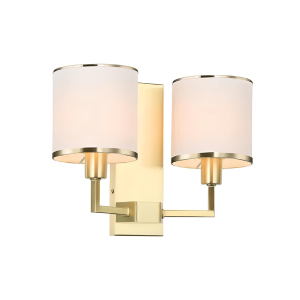 Kinkiet metalowy złoty Casa Old Gold Parette 30,5x23cm