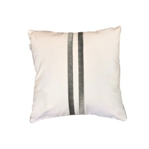 Poduszka bawełniana z pasami szarymi Classy no1 Wybierz rozmiar 