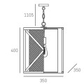 Lampa wisząca NEW YORK P01403AU-WH