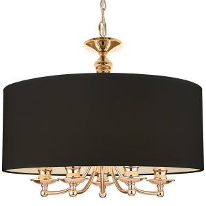 Lampa wisząca ABU DHABI P05896AU-BK