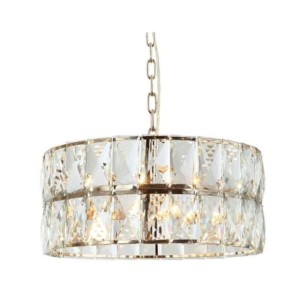 Lampa wisząca złota kryształowa Intero Gold S 55x55x24cm