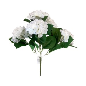 Bukiet sztucznych białych hortensji no 2 h45cm