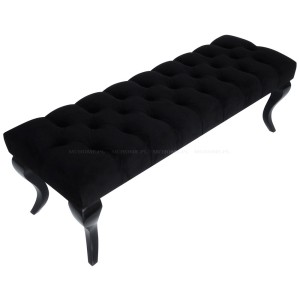 ŁAWECZKA PIKOWANA BLACK VELVET MADAME