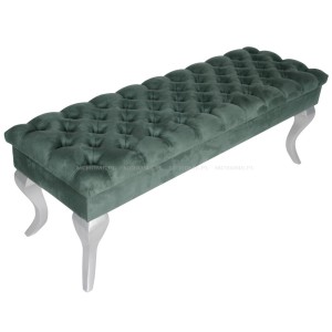 ŁAWECZKA PIKOWANA SELEDYN VELVET VICTORIA