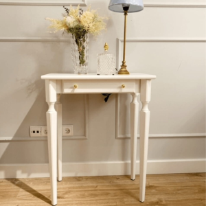 Konsola drewniana biała Lord 60x25x74cm
