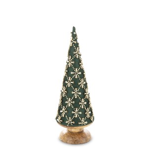 Figurka dekoracyjna Choinka green 33x10x10cm