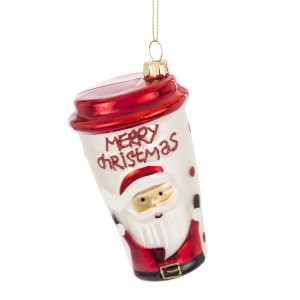 Bombka choinkowa szklana cup of the Merry 12x7x7cm
