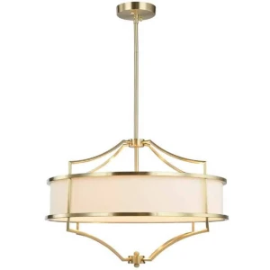  Lampa wisząca metalowa złota  Stesso Old Gold M 55x55x138,9cm 