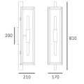 Kinkiet DOVER W02095BK