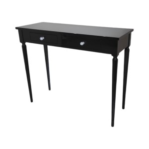 Konsola drewniana czarny wysoki połysk Milord 100cm